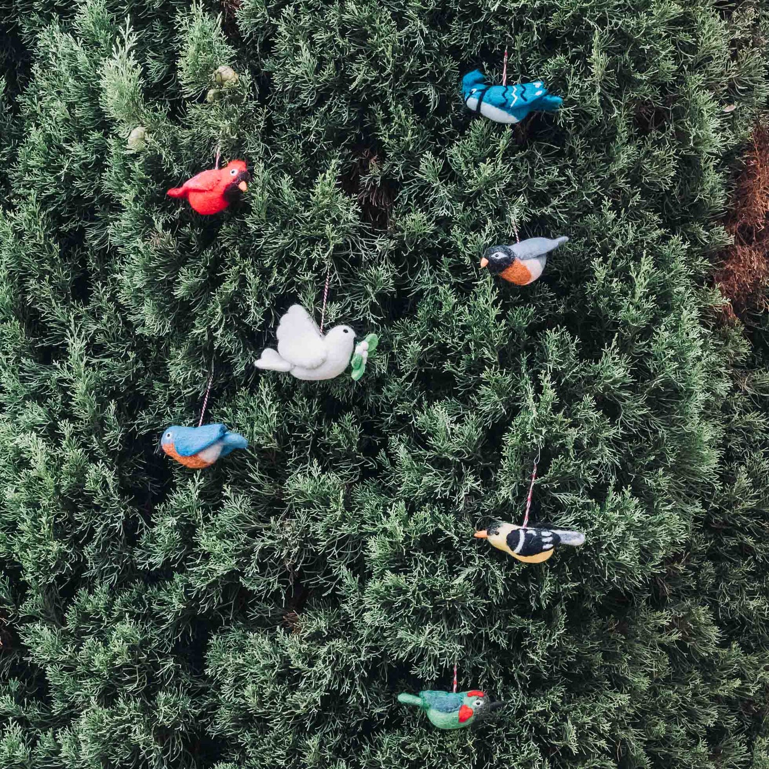 Felt Wool Ornament - Bird