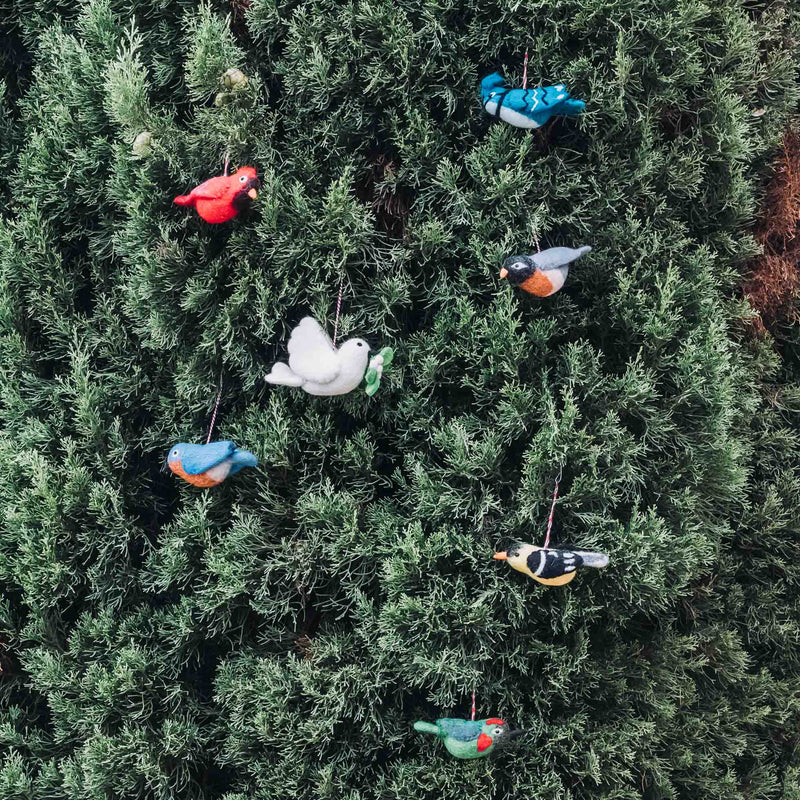 Felt Wool Ornament - Bird