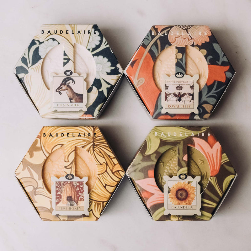 Honey Soap in Hex Box