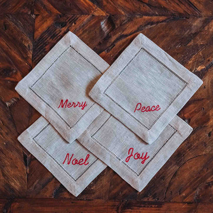 Festive Word Coasters - Seasonal