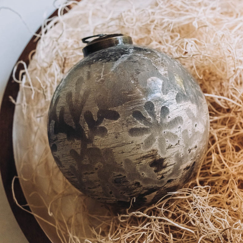 Etched Ancient Gold Ornament