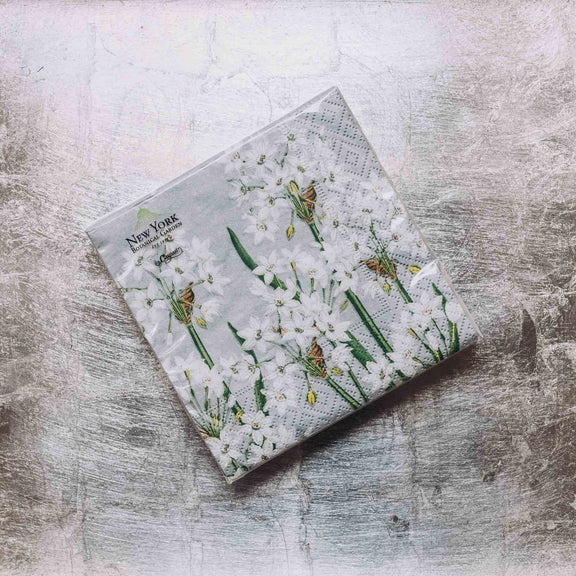 Indulge in luxury with our Caspari triple-ply Cocktail Napkins. Made in Germany, these napkins feature exquisite artwork and designs from around the world, printed with nontoxic, water-soluble dyes and food-safe ink. Elevate your entertaining with sophistication and taste. Comes in sets of 20 napkins in 17 different designs.