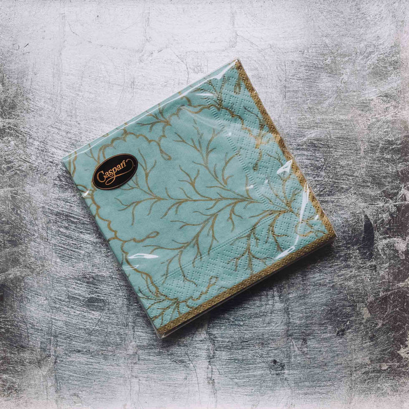 Indulge in luxury with our Caspari triple-ply Cocktail Napkins. Made in Germany, these napkins feature exquisite artwork and designs from around the world, printed with nontoxic, water-soluble dyes and food-safe ink. Elevate your entertaining with sophistication and taste. Comes in sets of 20 napkins in 17 different designs.