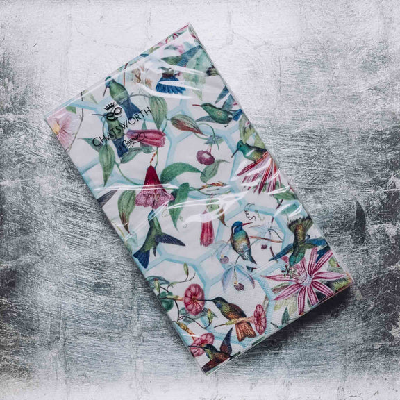 Indulge in luxury with our Caspari triple-ply Guest Towels. Made in Germany, these napkins feature exquisite artwork and designs from around the world, printed with nontoxic, water-soluble dyes and food-safe ink. Elevate your entertaining with sophistication and taste. Comes in sets of 15 napkins in 24 different designs.