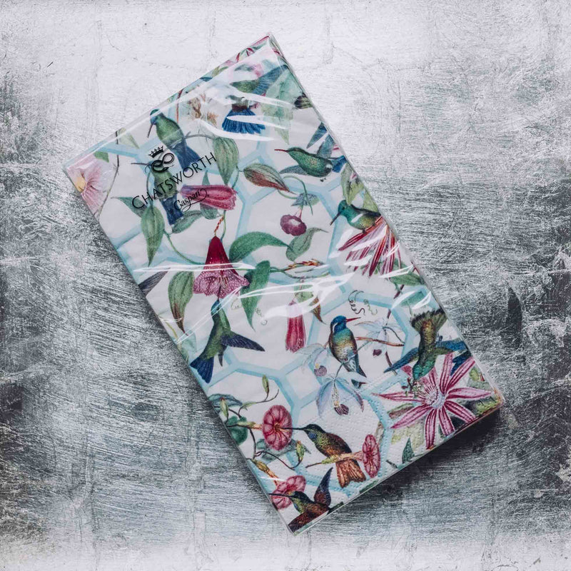 Indulge in luxury with our Caspari triple-ply Guest Towels. Made in Germany, these napkins feature exquisite artwork and designs from around the world, printed with nontoxic, water-soluble dyes and food-safe ink. Elevate your entertaining with sophistication and taste. Comes in sets of 15 napkins in 24 different designs.