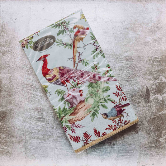 Indulge in luxury with our Caspari triple-ply Guest Towels. Made in Germany, these napkins feature exquisite artwork and designs from around the world, printed with nontoxic, water-soluble dyes and food-safe ink. Elevate your entertaining with sophistication and taste. Comes in sets of 15 napkins in 24 different designs.