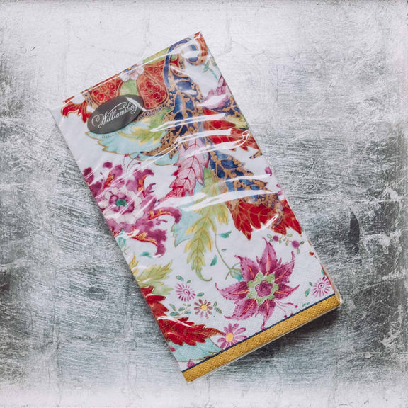 Indulge in luxury with our Caspari triple-ply Guest Towels. Made in Germany, these napkins feature exquisite artwork and designs from around the world, printed with nontoxic, water-soluble dyes and food-safe ink. Elevate your entertaining with sophistication and taste. Comes in sets of 15 napkins in 24 different designs.