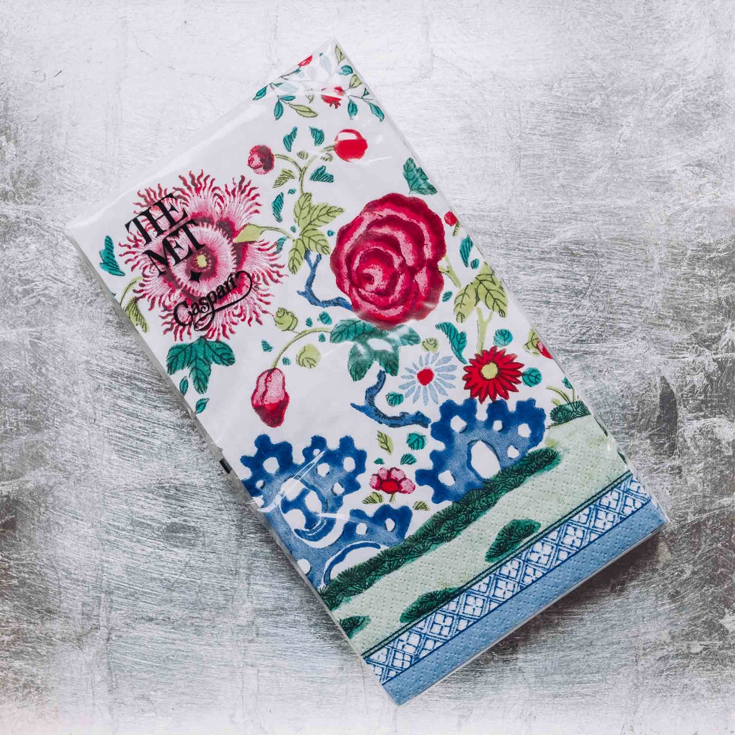 Indulge in luxury with our Caspari triple-ply Guest Towels. Made in Germany, these napkins feature exquisite artwork and designs from around the world, printed with nontoxic, water-soluble dyes and food-safe ink. Elevate your entertaining with sophistication and taste. Comes in sets of 15 napkins in 24 different designs.