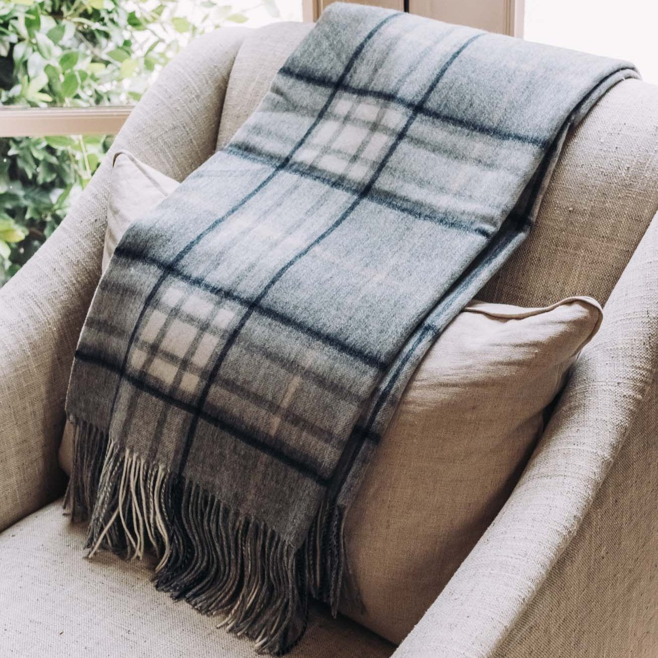 Rocky Mountain Plaid Throw